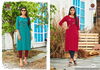 Baanvi Sui Dhaga 1 Fancy Ethnic Wear Rayon  Designer Kurti Collection
